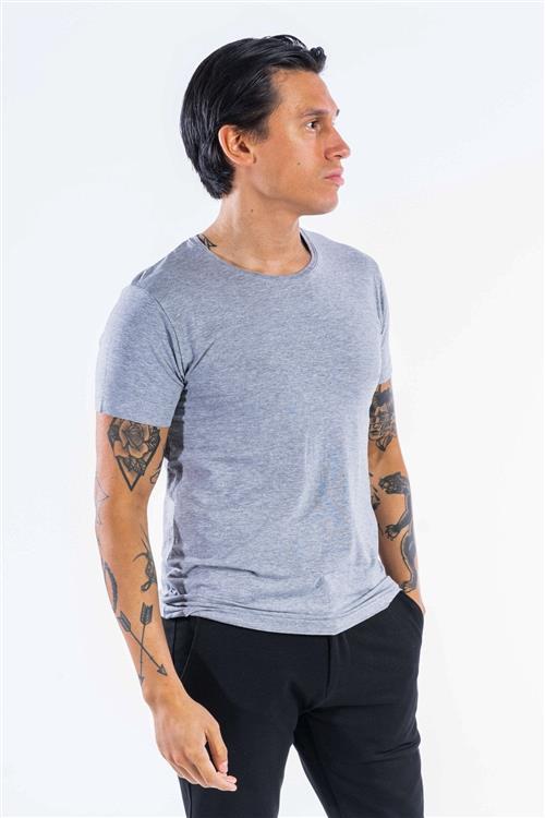 Performance T-shirt - Lyse grå - Herre - XL - TeeShoppen