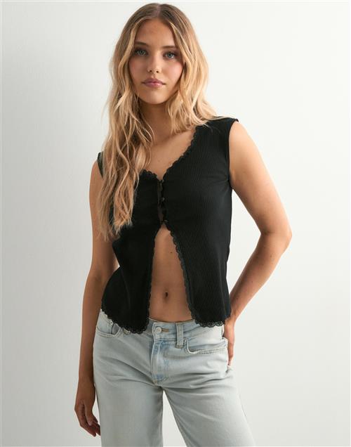 Pieces - Sort - Pctirade Sl Vest Bc
