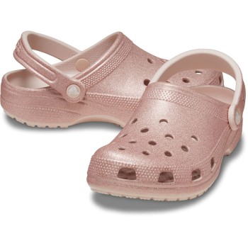 Crocs Classic Glitter Clog Unisex Lyserosa US M5/W7 (EU 37-38)