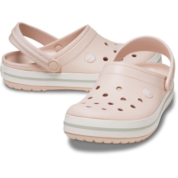 Crocs Crocband Unisex Hvid/Rosa US M7/W9 (EU 39-40)