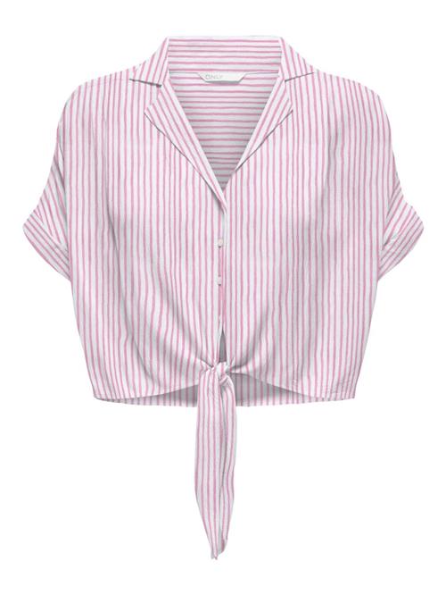 ONLY Bluse 'PAULA'  pink / hvid