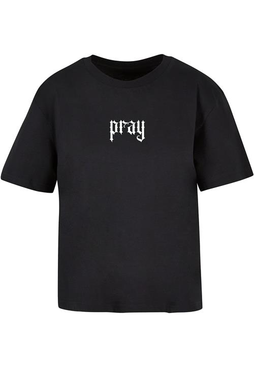 Miss Tee Shirts 'Praying Hands'  sort / hvid
