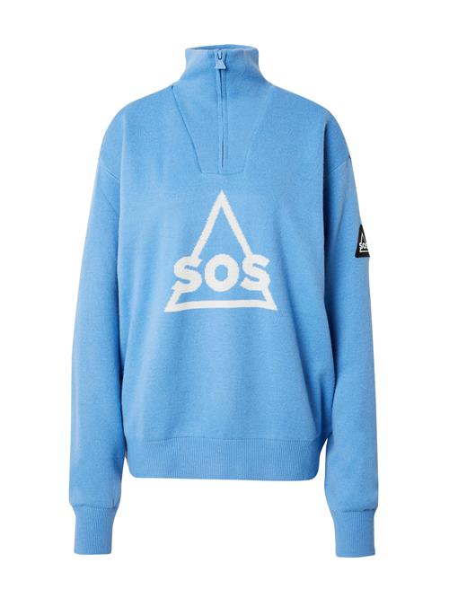 SOS Pullover 'Tignes'  lyseblå / hvid