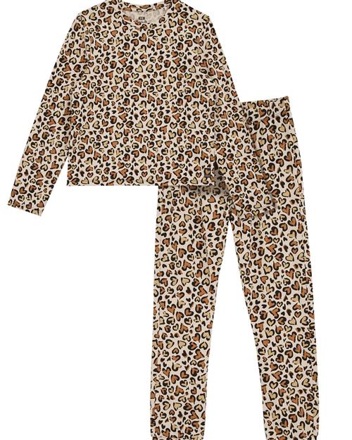 WE Fashion Nattøj  beige / brun / sort