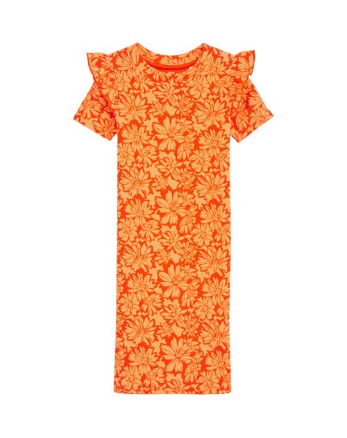 Se WE Fashion Kjole  orange / hummer ved About You