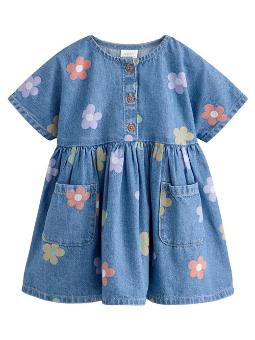 Next Kjole  blue denim / gul / lilla / orange