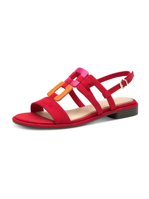 Se MARCO TOZZI Sandaler  orange / eosin / rød ved About You