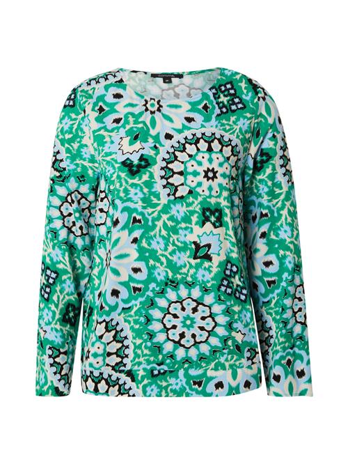 COMMA Bluse  lysebeige / lyseblå / grøn / sort