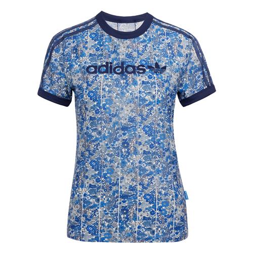 ADIDAS ORIGINALS Shirts 'Adidas Originals x Liberty London'  azur / lyseblå / mørkeblå / hvid