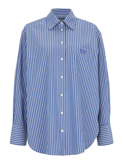 Gap Tall Bluse  blue denim / hvid