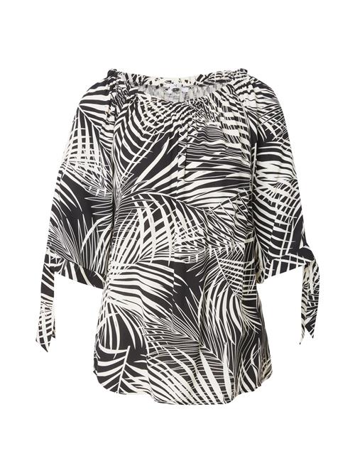 Hailys Bluse 'Lo44tty'  sort / hvid
