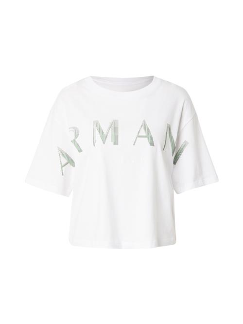 ARMANI EXCHANGE Shirts  lysegrøn / hvid