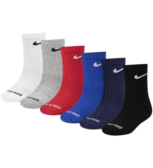 Nike Strømper - Cushioned - Dri-Fit - 6-pak - Multi