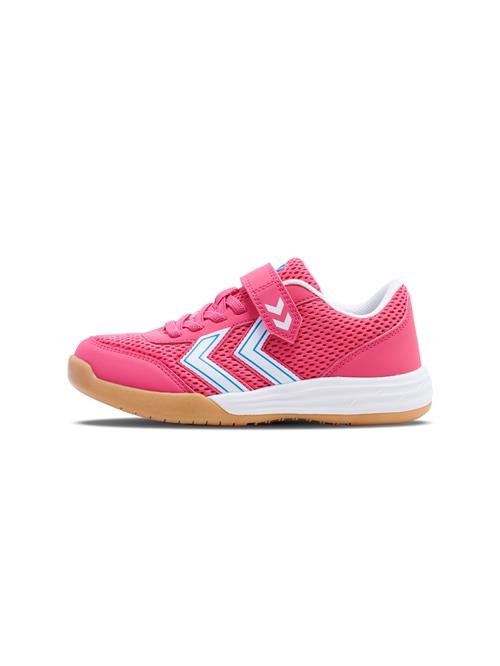 Se Hummel Sneakers 'MULTIPLAY FLEX VC JR'  lyseblå / brun / pink / hvid ved About You