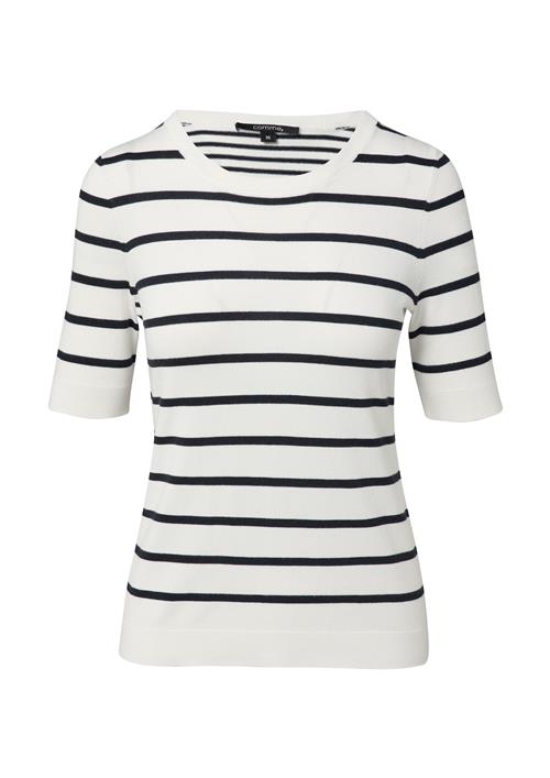 COMMA Pullover  sort / hvid