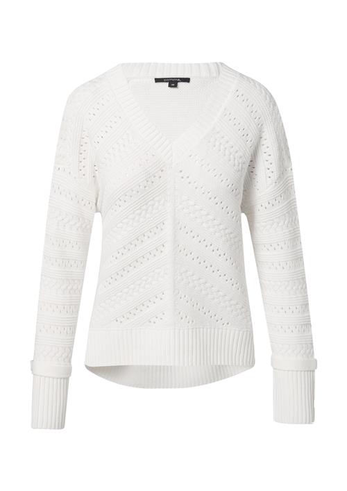 COMMA Pullover  hvid