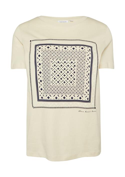 comma casual identity Shirts  beige / natblå
