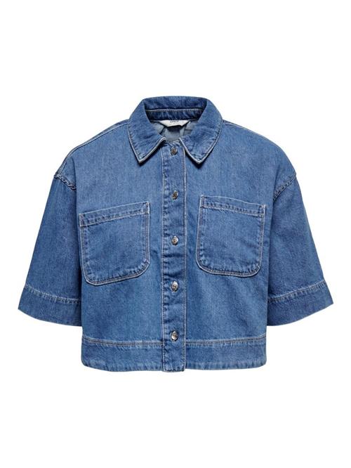 ONLY Bluse  blå