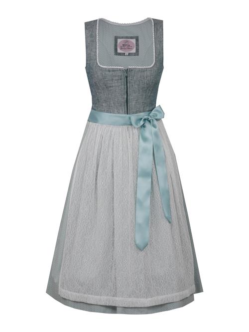 MARJO Dirndl 'Penzberg'  mint / lysegrøn / hvid