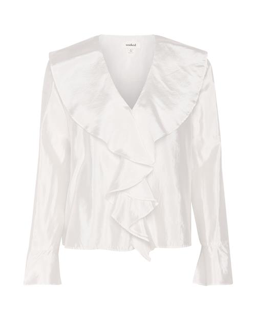 Se SOAKED IN LUXURY Bluse 'Karolina'  hvid ved About You