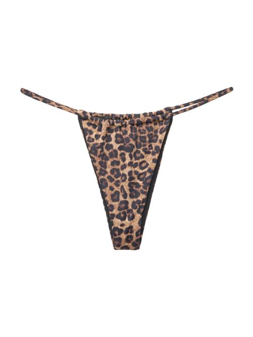 Pull&Bear Bikinitrusse  beige / sort
