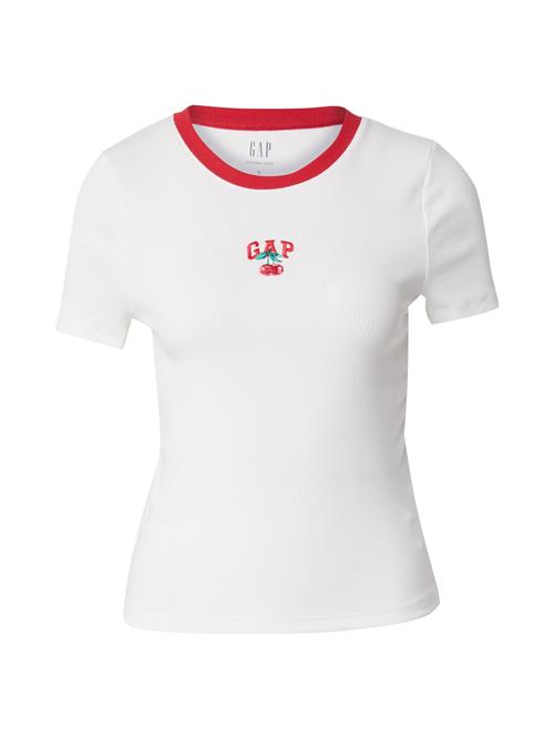 GAP Shirts  petroleum / kirsebærsrød / hvid