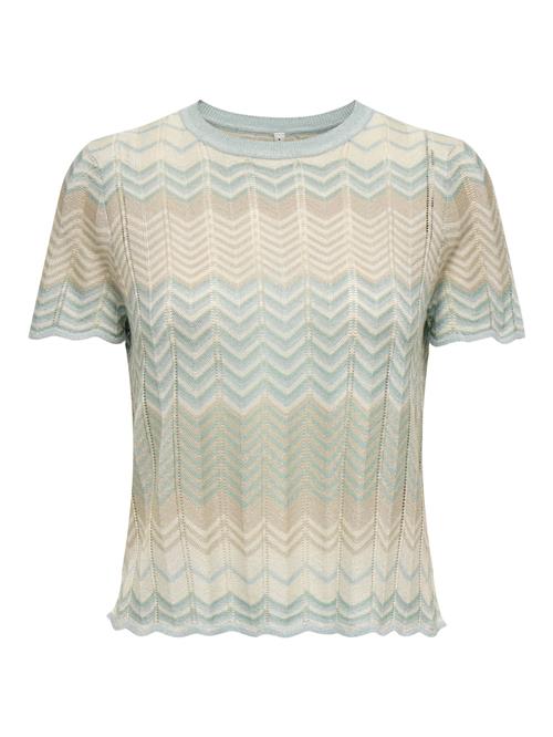 ONLY Pullover  creme / mørkebeige / røgblå / pastelgrøn