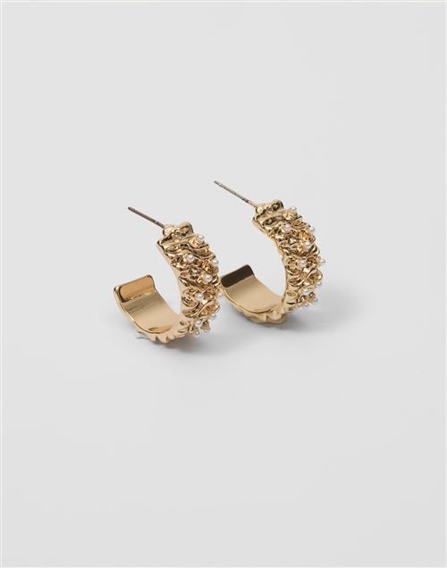 Pieces - Guld - Fplena Earrings Plated