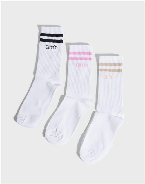 Aim'n - Hvid - Aim High Socks 3-pack