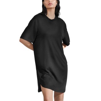 Bread & Boxers Bread and Boxers Soft Fiber T Shirt Dress Sort viskose Large Dame