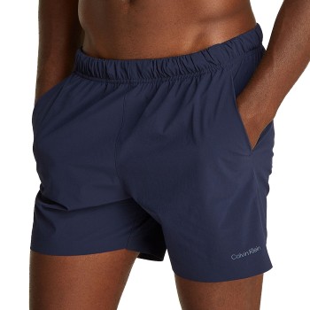 Calvin Klein Badebukser Medium Drawstring Swim Short CK Tech Mørkblå nylon Large Herre
