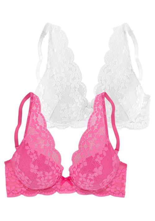 Se PETITE FLEUR BH  pink / hvid ved About You