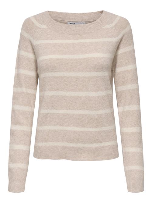 ONLY Pullover 'ONLRica'  creme / beige-meleret