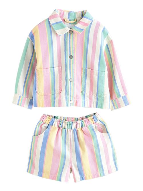 Next Sæt  blå / gul / mint / pastelpink