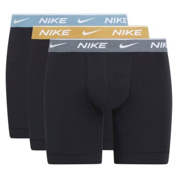 Nike 3P Everyday Essentials Cotton Stretch Boxer Grå/Blå bomuld Small Herre