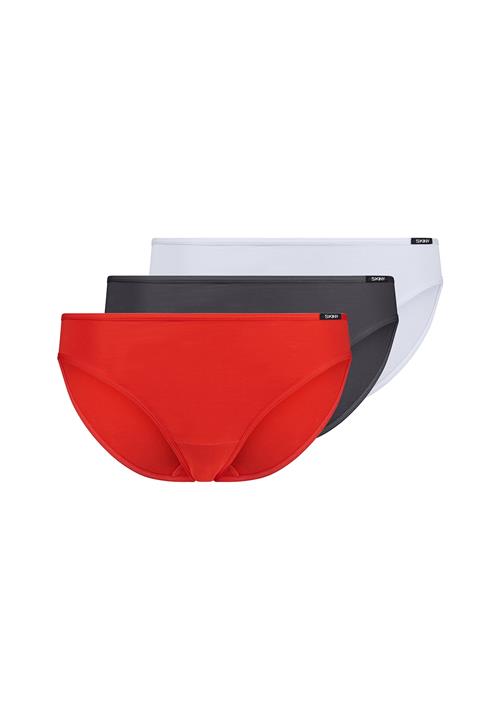 Skiny Slip 'Rio'  antracit / rød / sort / hvid