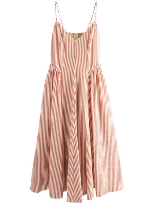 Next Sommerkjole  lysebrun / hvid