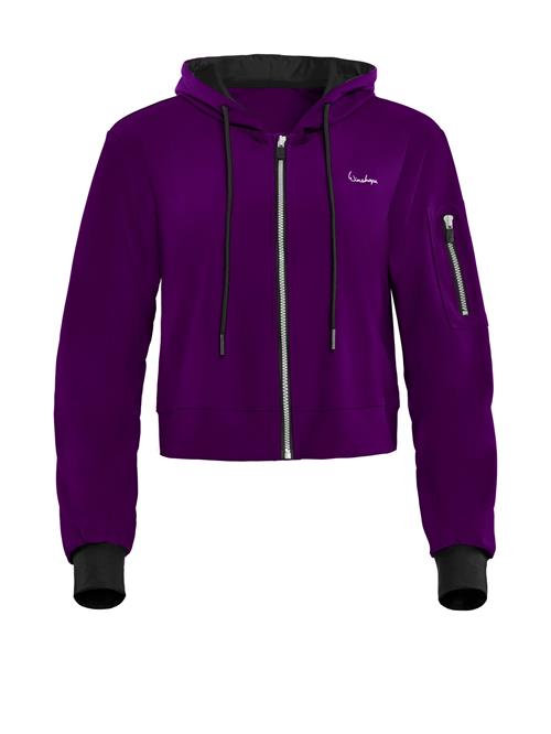 Winshape Sportssweatjakke 'J009C'  blomme
