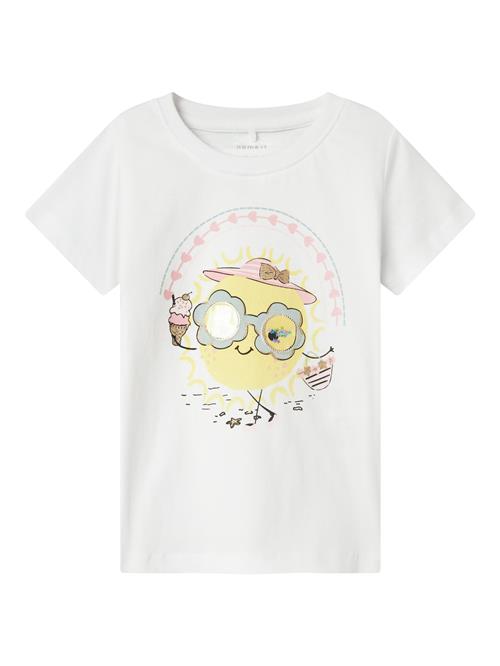 NAME IT Bluser & t-shirts 'NMFJOLA'  gul / lyserød / hvid