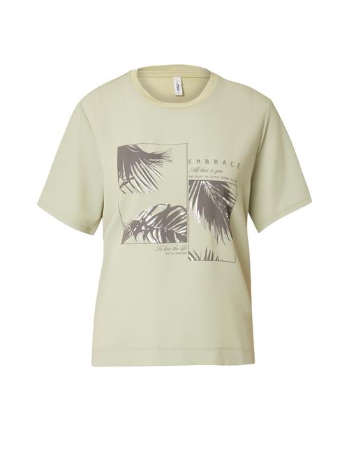 ONLY Shirts 'ONLNEWFLORA'  antracit / pastelgrøn / offwhite