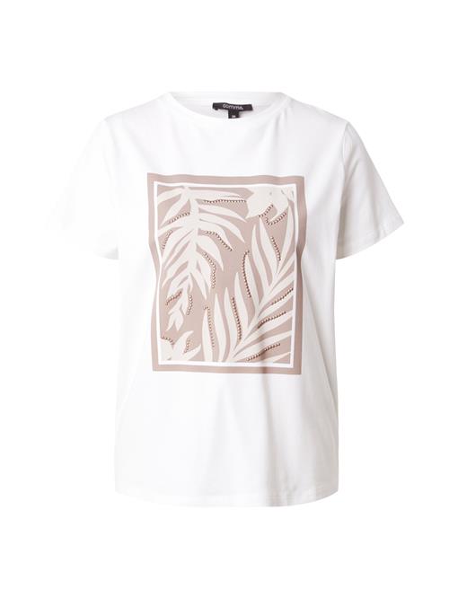 COMMA Shirts  taupe / hvid