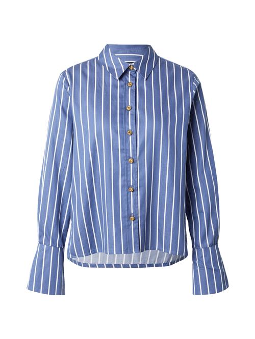 FRENCH CONNECTION Bluse 'ALEXIS'  blå / hvid