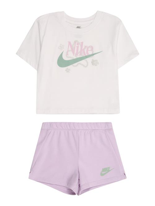 Nike Sportswear Sæt 'WILD FLOWER'  gran / lavendel / lyserød