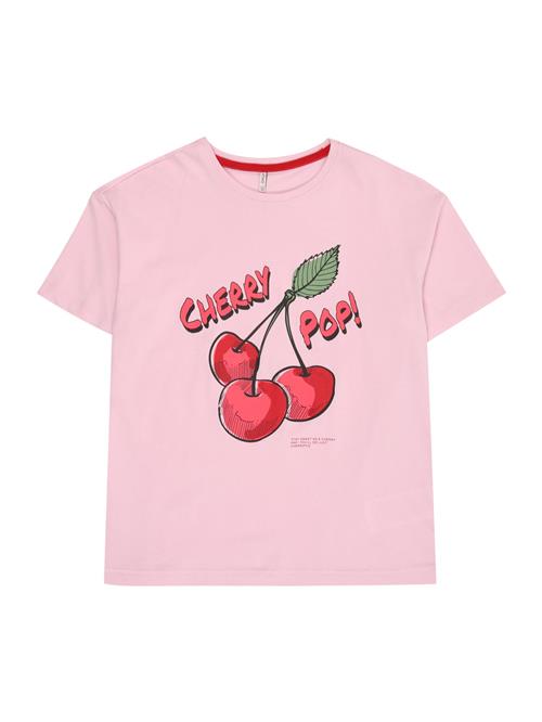 ONLY GIRLS Bluser & t-shirts 'KOGCHARLOTTE'  jade / lyserød / cranberry / sort