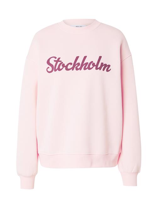 ABOUT YOU Sweatshirt 'Sofie'  lyserød / vinrød