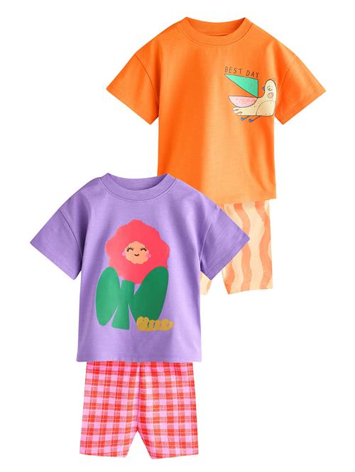 Next Bluser & t-shirts  grøn / lilla / orange / lyserød