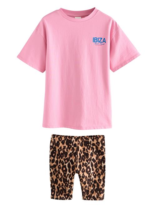 Next Sæt  camel / blå / pink / sort