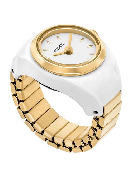 FOSSIL Ring  guld / hvid