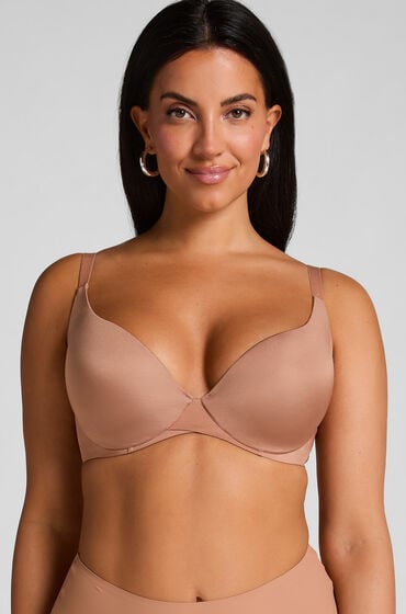 Hunkemöller Formstøbt bøjle-bh Smooth Brun