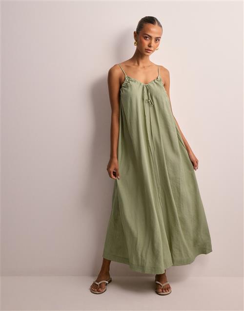 OBJECT - Grøn - Objcatja Oz S/L Dress 133